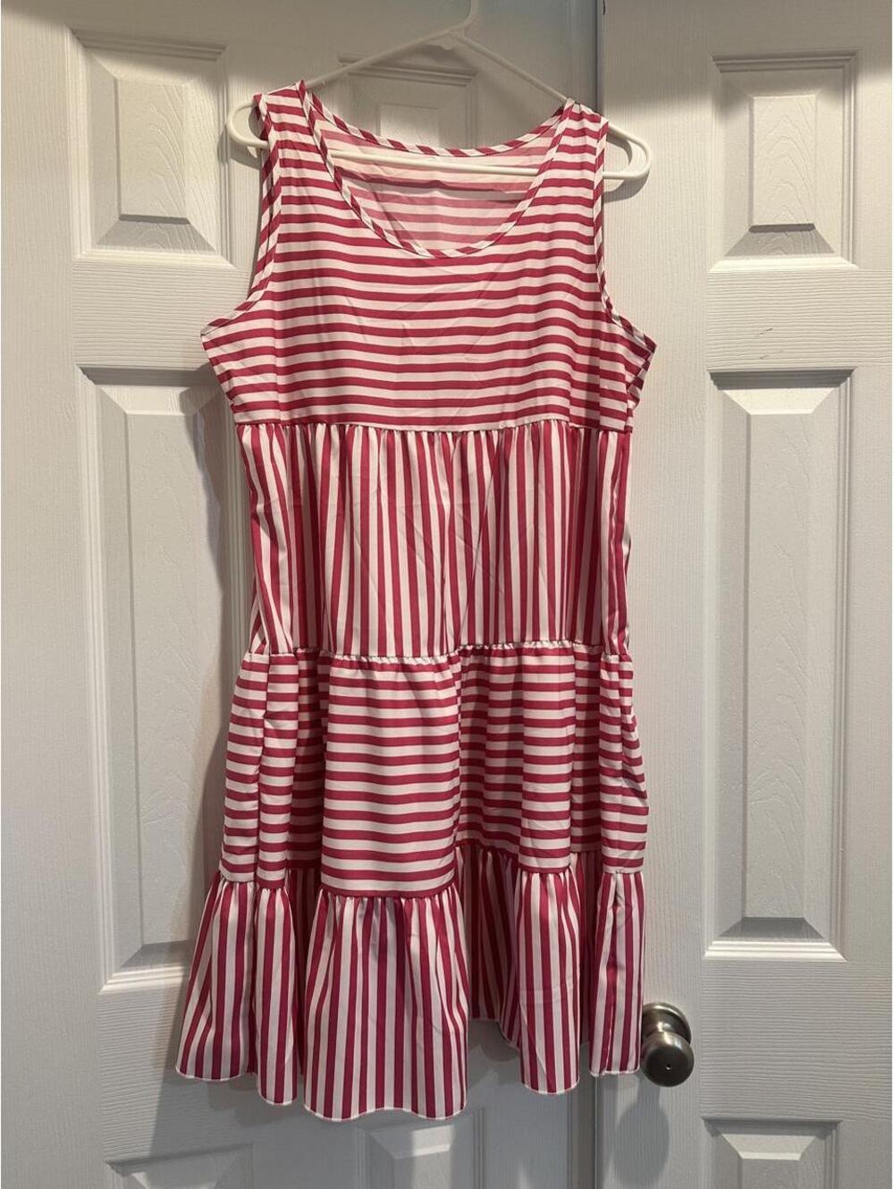 Women's Pink and Red Dress